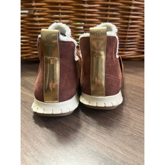 Cole Haan Geand OS suede booties sz 7 - Picture 5 of 6